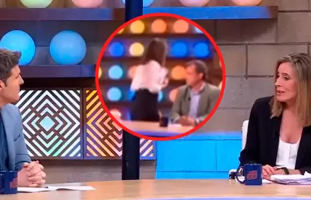 Conductora de TV espa�ola renuncia en vivo.