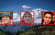 �ncash: Tres monta�istas peruanos se encuentran desaparecidos en el nevado Huascar�n