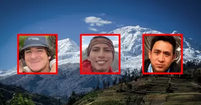 Tres monta�istas desaparecieron en nevado Huascar�n