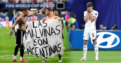 Los jugadores revelaron pancarta con fuerte mensaje pol�tico tras vencer en semi