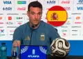 El mensaje de Scaloni tras llevar a Argentina a la final: "Yo vivo en Espa�a, pero el domingo, lo siento"