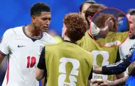 Jude Bellingham golpea en la cabeza a Valentín Barco tras la eliminación de Inglaterra del Mundial 2026