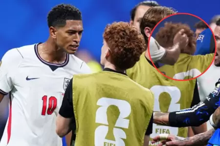 Jude Bellingham golpea en la cabeza a jugador argentino