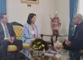 Keiko Fujimori se re�ne con la Conferencia Episcopal Peruana para acuerdos por la llegada del papa Le�n XIV