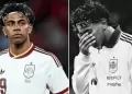 Alerta en la selecci�n de Espa�a: Lamine Yamal apareci� con un vendaje de cara a la final del Mundial ante Argentina