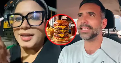 Hombre llama interesada a mujer que pidi� hamburguesa triple.