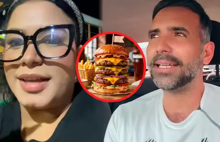 Hombre llama interesada a mujer que pidi� hamburguesa triple.