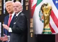 Donald Trump asistir� a la final del Mundial 2026 y entregar� la copa al ganador junto a Gianni Infantino
