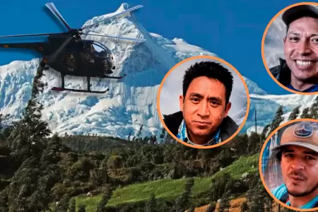 La AGMP afirma que contin�an la b�squeda de los tres monta�istas.