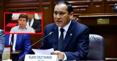 Flavio Cruz asegura que no est� en agenda un posible indulto a Pedro Castillo.