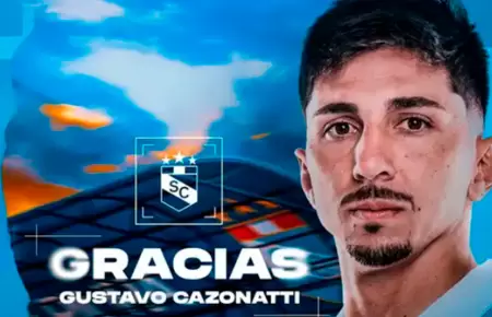Gustavo Cazonatti se despide de Sporting Cristal.