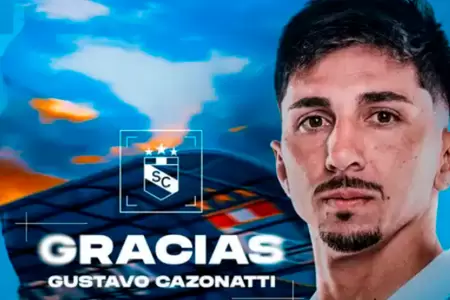 Gustavo Cazonatti se despide de Sporting Cristal.