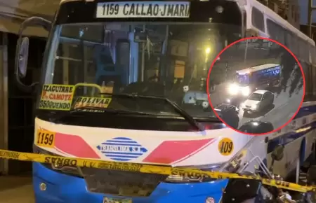 Bus de la empresa Translima fue atacado a balazos en Los Olivos
