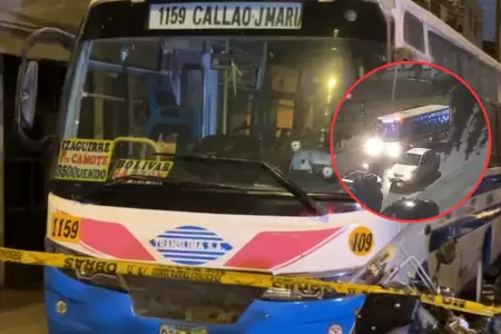 Bus de la empresa Translima fue atacado a balazos en Los Olivos