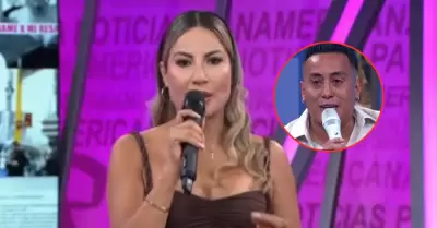 Pamela L�pez anuncia medidas legales contra Cueva por deuda con su madre