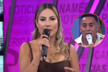 Pamela L�pez anuncia medidas legales contra Cueva por deuda con su madre