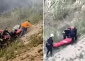Fatal accidente enluta Cajamarca: Combi cay� a un abismo y dej� el saldo de al menos 14 fallecidos y 5 heridos