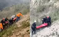 Fatal accidente enluta Cajamarca: Combi cay� a un abismo y dej� el saldo de al menos 14 fallecidos y 5 heridos