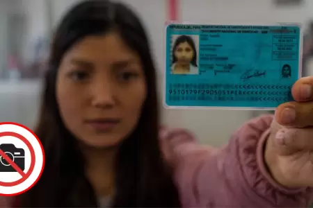 Reniec alerta riesgos de permitir que fotograf�en el DNI