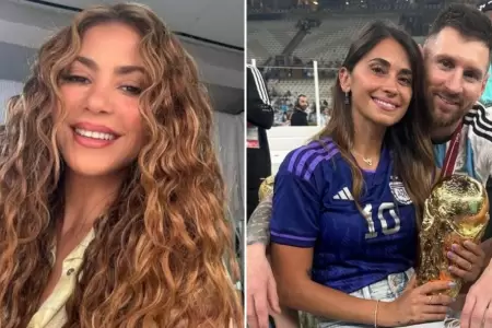 Shakira env�a carta a Lionel Messi y Antonela Roccuzzo
