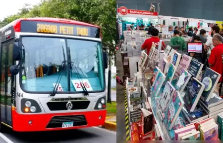 ATU pone a disposici�n del p�blico buses para llegar a la FIL