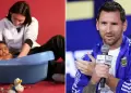 Messi habla sobre su hist�rica foto con Lamine Yamal de beb� previo a la final entre Argentina y Espa�a