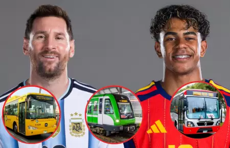 Horarios en transporte p�blico por final del Mundial 2026