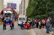 Padre de familia queda en coma tras caer de bus en Jesús María: Se encuentra en UCI luchando por su vida