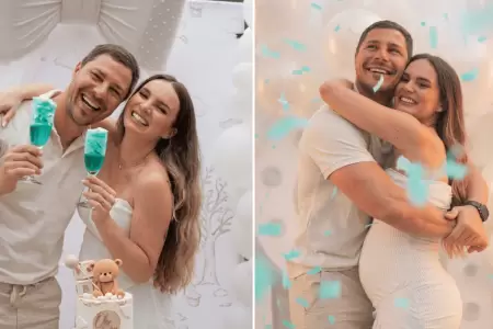 'Cachaza' y Andr� Bankoff revelan el sexo de su beb�