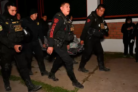Personal policial atiende emergencia en Jun�n.