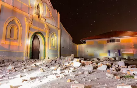 Afectaciones en Jun�n tras fuerte sismo de magnitud 5.1.