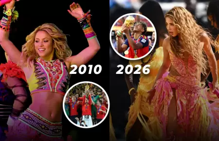 Las redes recordaron que en el 2010, Shakira coincidi� con la victoria espa�ola.