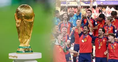 Espa�a levant� nuevamente la Copa del Mundo.