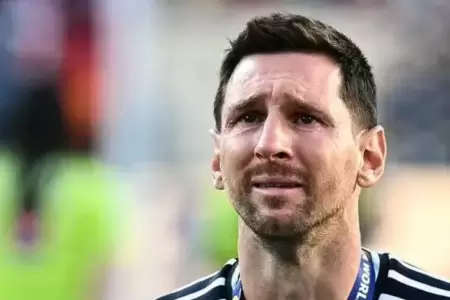 Messi llor� tras perder el Mundial 2026