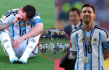 Selecci�n Argentina agradece a Messi tras la derrota en el Mundial 2026