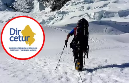 Cierre temporal del nevado Huascar�n