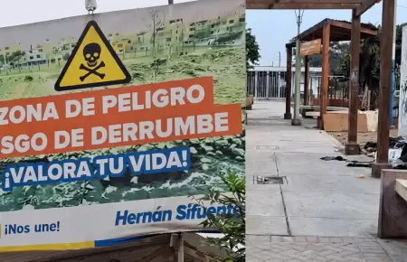 Parque Malec�n Rimac, en el distrito de SMP, se encuentra en abandono y en riesg