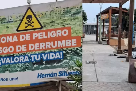Parque Malec�n Rimac, en el distrito de SMP, se encuentra en abandono y en riesg