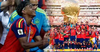Espa�a campe�n del Mundial: Fotos de Lamine Yamal.
