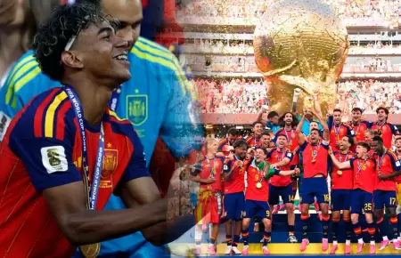 Espa�a campe�n del Mundial: Fotos de Lamine Yamal.