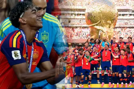 Espa�a campe�n del Mundial: Fotos de Lamine Yamal.