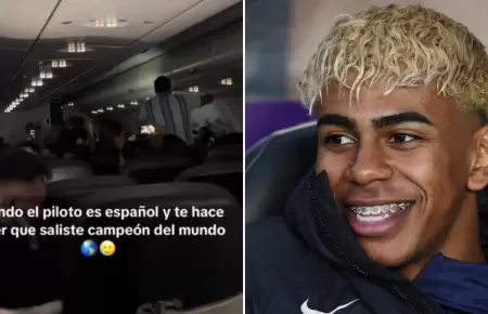 Piloto ilusion� a hinchas argentinos