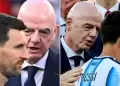 Messi genera pol�mica tras ignorar a Infantino en plena premiaci�n del Mundial 2026