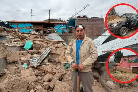 Tragedia en Pumpunya: Hombre perdi� todo tras sismo 5.1