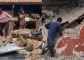 Sismo en Jun�n: madre logr� rescata a su hija de entre los escombros tras el colapso de su vivienda