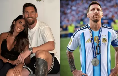 Antonella Rocuzzo, esposa de Lionel Messi, le expresa su admiraci�n