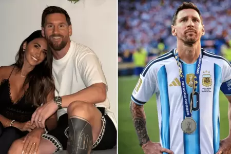 Antonella Rocuzzo, esposa de Lionel Messi, le expresa su admiraci�n