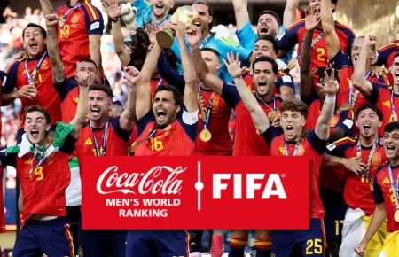 Espa�a es el nuevo primer lugar del Ranking FIFA tras ganar el Mundial 2026.
