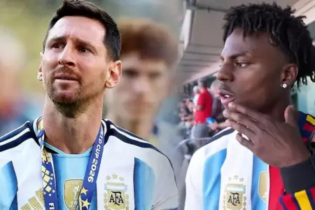 El streamer se conmovi� ante el delantero.