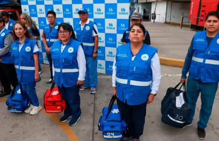 EsSalud env�a brigadas m�dicas para atender a afectados por sismo en Jun�n.